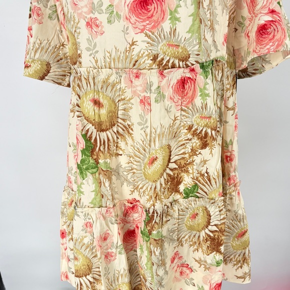 Tuckernuck Sun Faded Floral‎ Maryse Caftan Maxi Dress Size Medium - Picture 6 of 13
